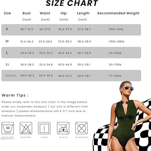 (2 Medium - 1 black & 1 green) NWOT UniikStuff Cut Out Shapewear Bodysuits - Picture 12 of 13